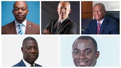 CEOs of the five collapsed banks in 2018