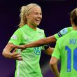 Wolfsburg's Pernille Harder is reportedly is a target for Chelsea and Manchester United