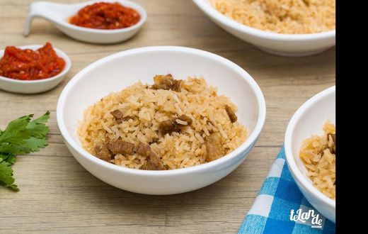 Beef coconut rice