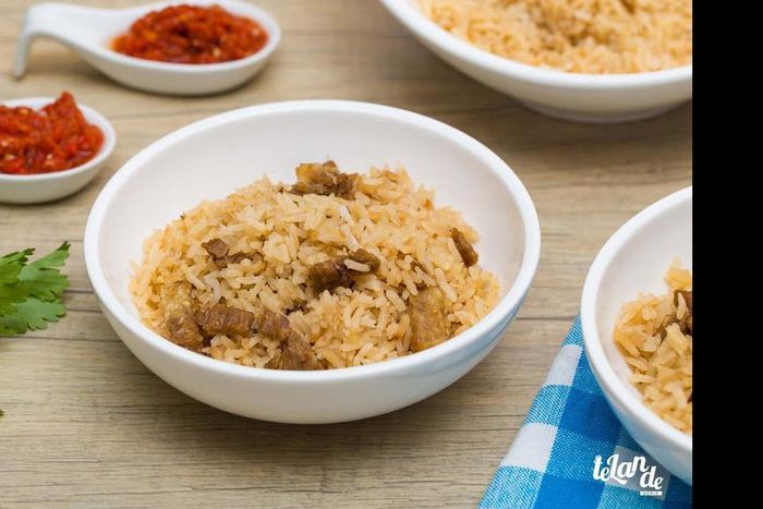Beef coconut rice