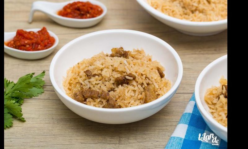 Beef coconut rice
