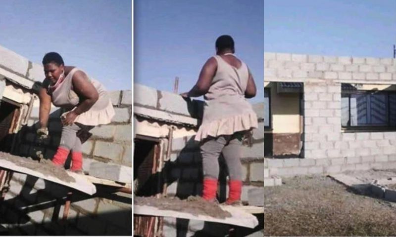 26-year-old woman builds her own home single-handedly
