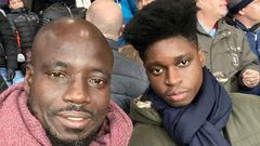 Stephen Appiah and son