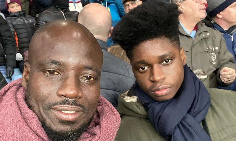 Stephen Appiah and son