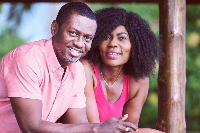Isreal Laryea and wife