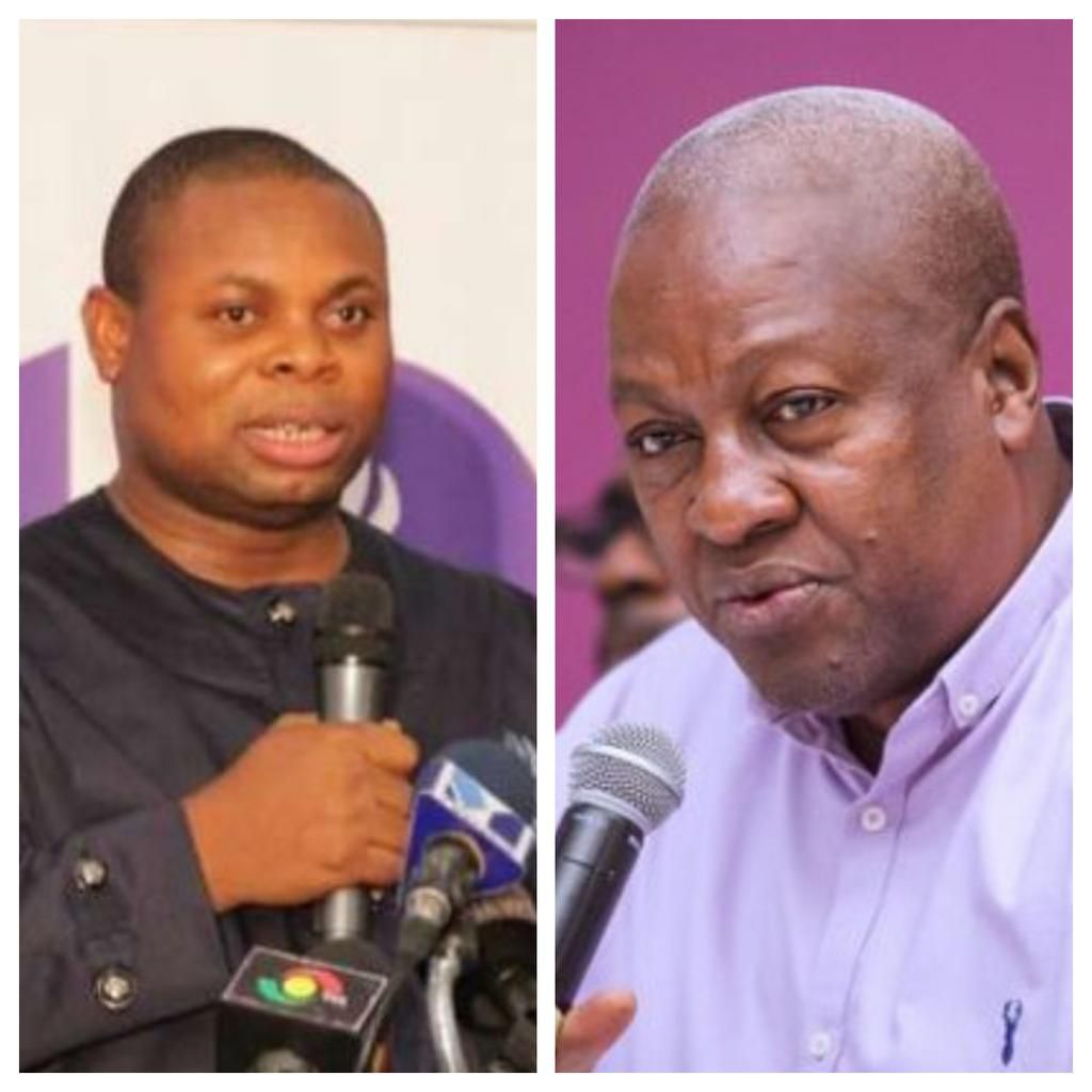 Franklin Cudjoe and John  Mahama