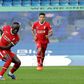 Senegalese Sadio Mane (L) scores his second goal for Liverpool in a 2-0 English Premier League win at Chelsea.
