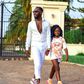 Okyeame Kwame with daughter