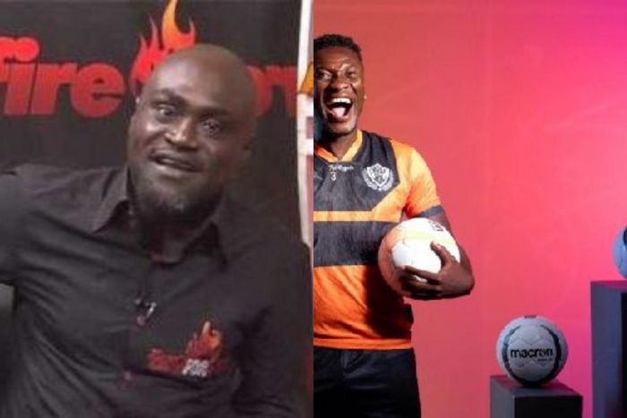 Countryman Songo and Asamoah Gyan