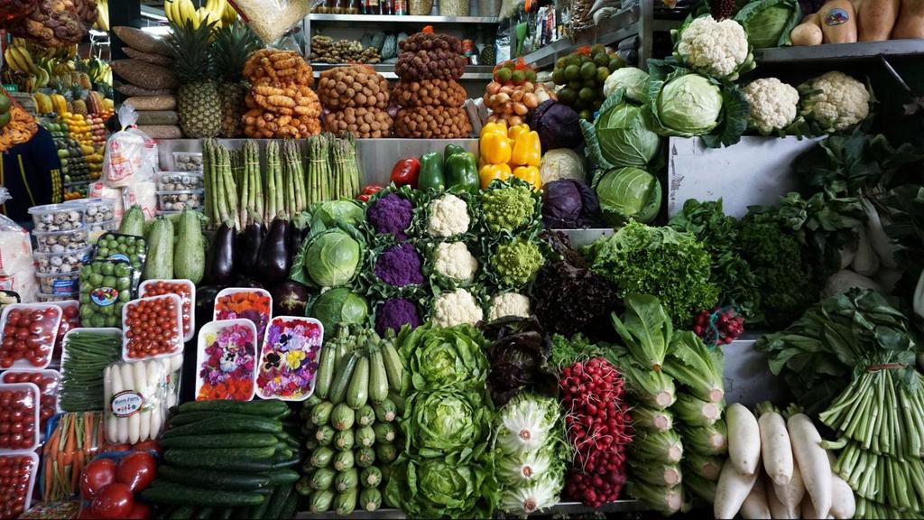 Fruits and vegetables