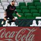Real Madrid's Sergio Ramos celebrates scoring the winner against Real Betis in La Liga on Saturday.