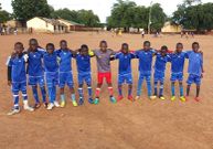Players of Bawku Unity Stars at training