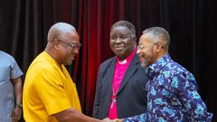 President John Mahama and Apostle Isaac Owusu Bempah