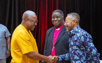 President John Mahama and Apostle Isaac Owusu Bempah