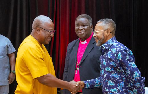 President John Mahama and Apostle Isaac Owusu Bempah