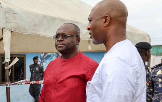 Alhaji Mohammed Mubarak Muntaka and Dr Edward Omane Boamah