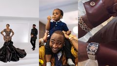 Davido honours late son with custom cufflinks at $3.7m lavish white wedding