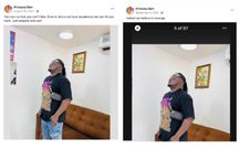 Threatened on August 20, 2022, in first post and then a celebratory post after his death made on September 2, 2022.