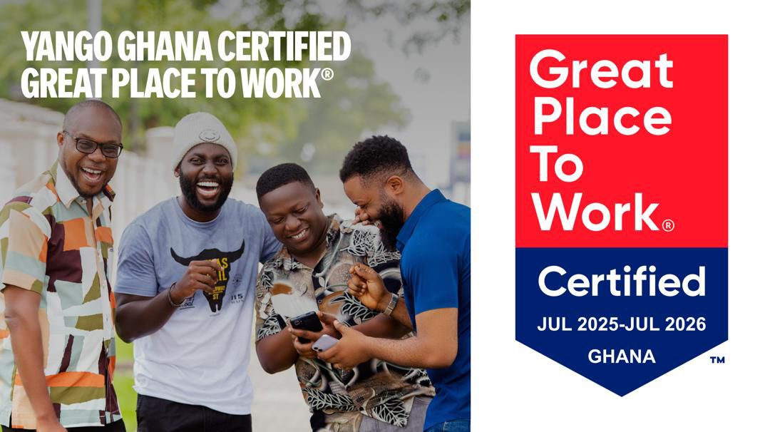 Yango Ghana recognised as a great place to work