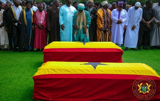 Dr Ibrahim Murtala Muhammed and Alhaji Limuna Muniru Mohammed laid to rest on Sunday, 10 August, at the military cemetery at Tse Addo in Accra