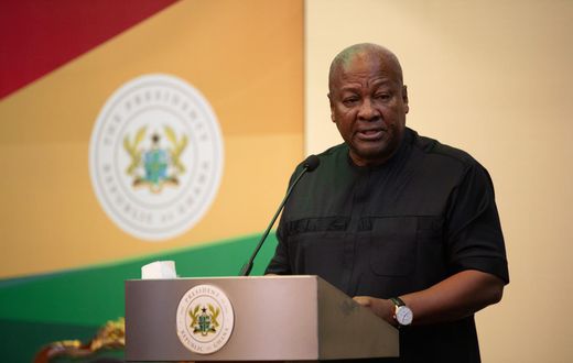 President John Mahama speaking at a Presidential Media Encounter in Accra on Wednesday, 10 September