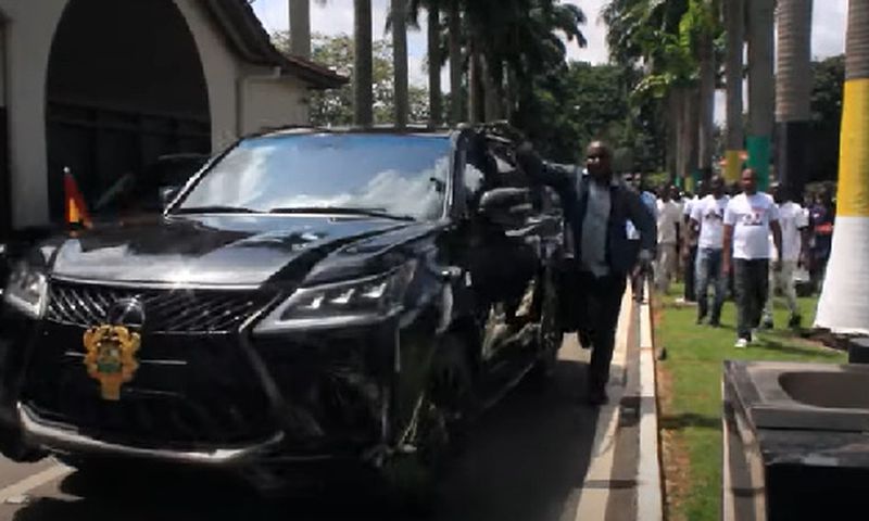 A government vehicle