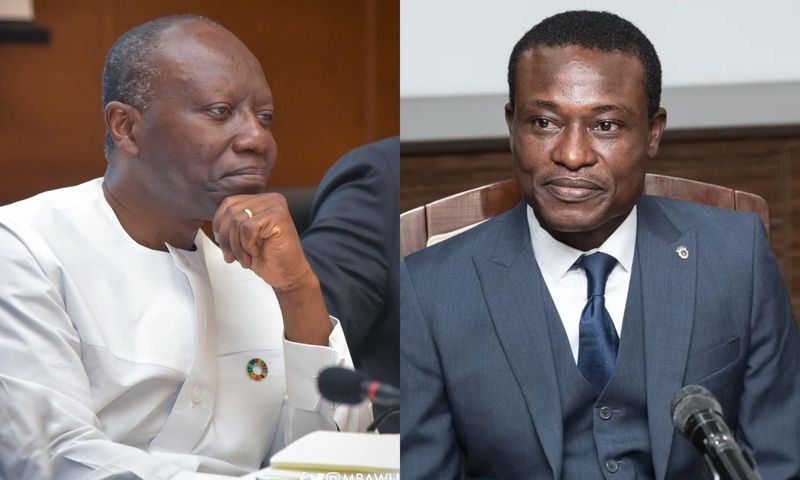Ken Ofori-Atta and Kissi Agyebeng