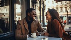 A couple on a date