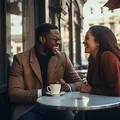 A couple on a date