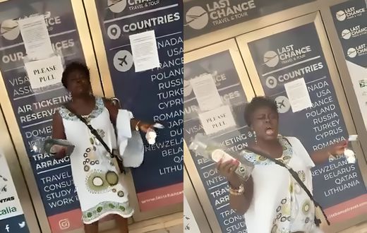 Food seller enters travel agency with schnapps, eggs to curse CEO over visa [Video]