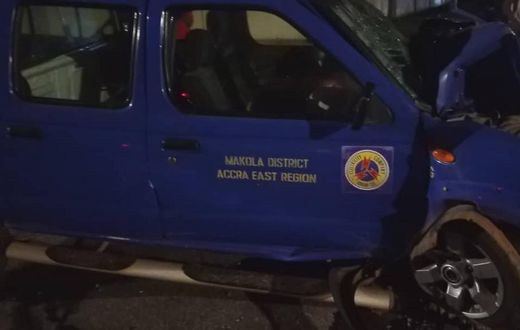 ECG vehicle involved in car crash; driver rushed to the hospital