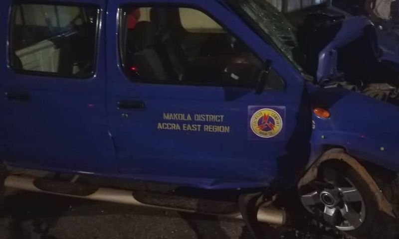 ECG vehicle involved in car crash; driver rushed to the hospital
