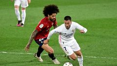 Eden Hazard made his first start since January in Real Madrid's win over Osasuna on Saturday
