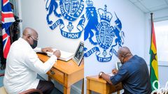 Akufo-Addo, Mahama sign book of condolence for Prince Philip