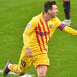 Lionel Messi scored twice in Barcelona's victory over Athletic Bilbao on Wednesday.