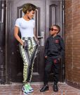 Akuapem Poloo and her son