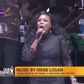 Irene Logan performs at Rawlings' State burial
