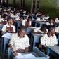 Students writing BECE