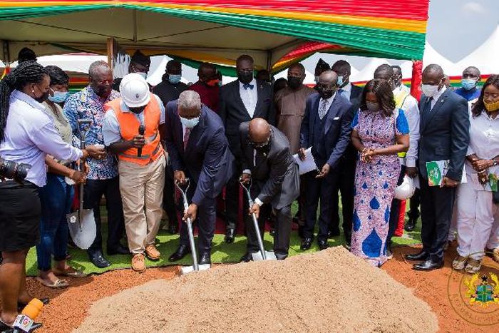 Akufo-Addo cuts sod for Law Village