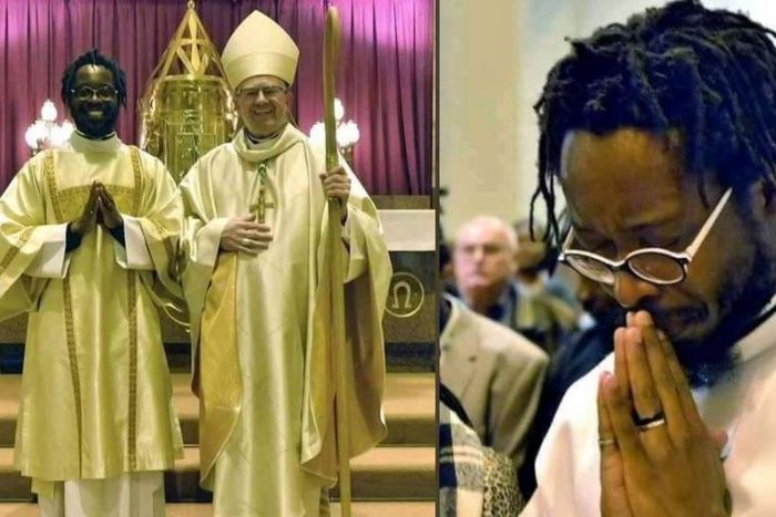 Mixed reactions greet the ordination of a man with dreadlock as a catholic priest