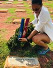 “I did it daddy!” – Lady presents her 2 degrees to late father