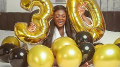 Tracey Boaky marks 30th birthday