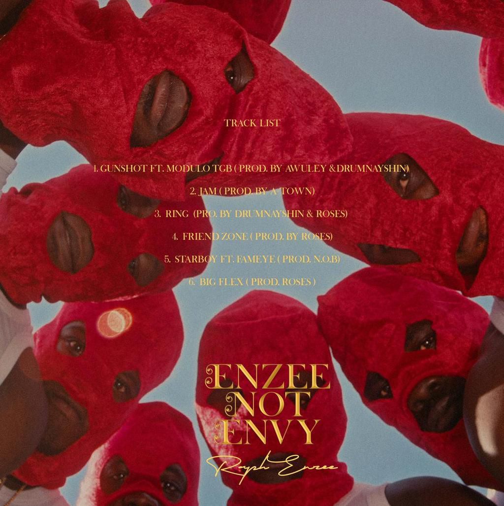 Raph Enzee's EP tracklist