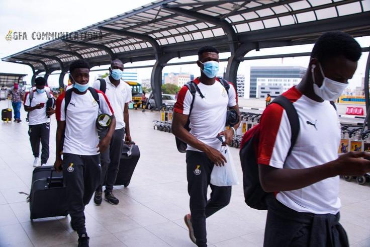 Black Meteors leave Accra for Japan, South Korea friendlies – See full squad