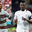 ‘Gyan is the GOAT!’ – Ghanaians react as Ronaldo equals Gyan’s international record