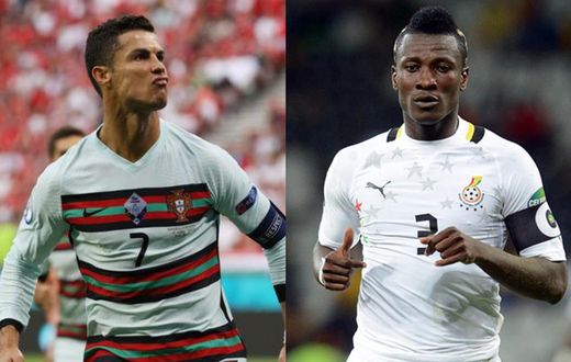 ‘Gyan is the GOAT!’ – Ghanaians react as Ronaldo equals Gyan’s international record