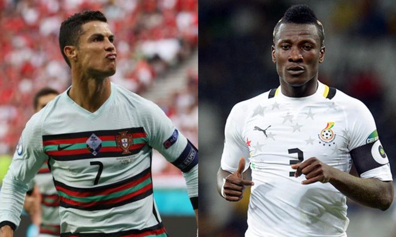‘Gyan is the GOAT!’ – Ghanaians react as Ronaldo equals Gyan’s international record