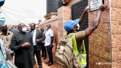 Bawumia inspects installation of unique addressing system for Ghana