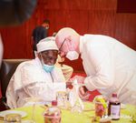 Akufo-Addo, Bawumia, Father Campbell hold Iftar with Chief Imam
