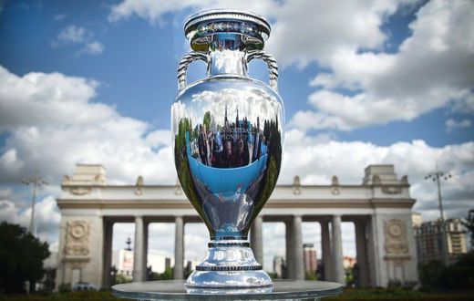The European Championship trophy